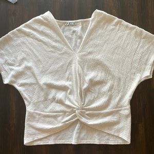 Zara White Cross Over Shirt